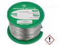 Tin; lead free; Sn96,5Ag3Cu0,5; 0.5mm; 0.1kg; reel; 217÷220°C BROQUETAS ECO4-05/01H