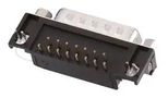 D SUB CONN, PLUG, 15POS, SOLDER 618015231421