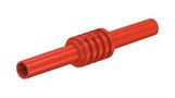 INSUL LEAD COUPLER, 4MM, 32A, RED, PK2 66.9123-22