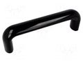 Holder; duroplast; black; H: 62mm; L: 198mm; W: 30mm; Thread: M8 ELESA+GANTER M.243/200