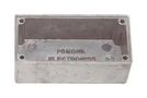 EMI/RFI BOX W/ COVER, ALUM, UNFINISHED 2428.