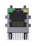 MODULAR CONN, 8P8C, RJ45 JACK, TH ARJM11D7-009-AB-EW2