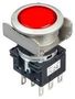 PB SWITCH, ILLUM, DPDT, 24VAC/DC, RED LB6ML-M1T64R
