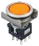 PB SW, DPDT, 24VAC/DC, SOLDER, AMBER LBW6ML-M1T64A