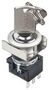KEYLOCK SWITCH, DPDT, 2 POS, 5A, 250VAC LB6MK-2ST5A