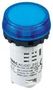 PILOT LIGHT, BLUE, 24VAC/VDC YW1P-1BUQ4S