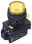 PB SWITCH, SPST-NO, 24VAC, SCREW, YEL YW1L-A2E10Q4Y