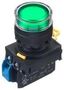 PB SWITCH, SPST-NO, 24VAC, SCREW, GREEN YW1L-MF2E10Q4G