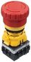 E-STOP PB SW, DPST-NC, 5A, 125V, SCREW XW1E-BV402MFR