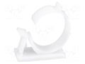 Self-adhesive cable holder; 22÷26.5mm; polyamide; natural FIX&FASTEN FIX-AWC-5