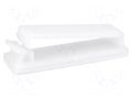 Self-adhesive cable holder; polyamide; 31.5mm; natural; UL94V-2 FIX&FASTEN FIX-FCU-1