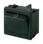 ROCKER SWITCH, SPST, 12A, 250VAC, BLACK 01801.1926-01