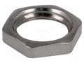Nut; M12; brass; 15mm; Pitch: 1.5; Plating: nickel HELUKABEL HELU-90175