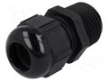 Cable gland; NPT1/2"; IP68; polyamide; black; SKINTOP® LAPP ST-1/2NPT-BK