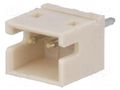 Connector: wire-board; socket; male; PIN: 2; ZH; 1A; 50V; vertical JST B2B-ZR