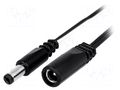 Cable; 2x0.5mm2; DC 5,5/2,1 plug,DC 5,5/2,1 socket; straight BQ CABLE DC.EXT.0200.0300