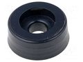 Foot; H: 5mm; black; PVC; Dim: Ø14mm; Ømount.hole: 2.9mm MASZCZYK KM-NOGA