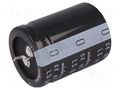 Capacitor: electrolytic; SNAP-IN; 470uF; 200VDC; Ø20x35mm; ±20% NICHICON LLS2D471MELY