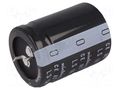 Capacitor: electrolytic; SNAP-IN; 2200uF; 63VDC; Ø25x25mm; ±20% NICHICON LLS1J222MELA