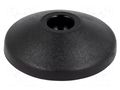 Foot; Base dia: 39mm; polyamide; H: 10.4mm; Mount.hole diam: 10mm FATH FA-098M040K