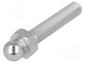 Pin; M8; steel; Ø: 10mm; Plating: zinc; Thread len: 40mm FATH FA-098MM08040M