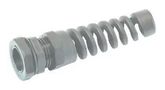 CABLE GLAND, NYLON, 3MM-6.5MM, GREY PP001694