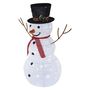 Folding LED snowman, 90 cm, outdoor and indoor, cool white, EMOS DCFC29 8592920111086