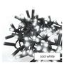 Profi LED intercon. chain, black – hedgehog, 3 m, outdoor and indoor, cool white, EMOS D2BC01 8592920094648