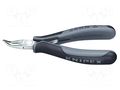 Pliers; curved,half-rounded nose; ESD; Pliers len: 115mm KNIPEX KNP.3542115ESD