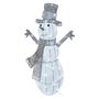 LED Christmas snowman, rattan, 82 cm, indoor and outdoor, cool white, timer, EMOS DCFC33 8592920122112
