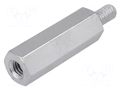 Screwed spacer sleeve; 90mm; Int.thread: M8; Ext.thread: M8; steel DREMEC TFM-M8X90/DR2213
