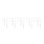 LED Christmas garland – 10x icicle, 1.35 m, 2x AA, indoor, cool white, timer, EMOS DCGC01 8592920093863