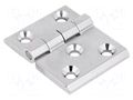 Hinge; Width: 63mm; zinc and aluminium alloy; chromium plated RST ROZTOCZE 3.509.11
