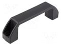 Holder; polyamide; black; H: 40mm; L: 142mm; W: 26mm; handle FATH FA-092001