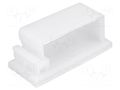 Self-adhesive cable holder; polyamide; natural; UL94V-2 FIX&FASTEN FCA-5