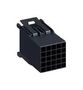 PLUG HOUSING, 25POS, PBT, BLACK PQ50WS-25P-UNIT