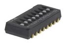 DIP SWITCH, 4POS, SPST, SLIDE, SMD CHS-04TA