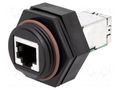 Connector: RJ45; coupler; RJ-Lnxx; PIN: 8; shielded; 8p8c; IP67 MOLEX MX-1300550001