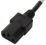 POWER CORD, IEC C13-FREE END, 1M, BLACK GW-151682