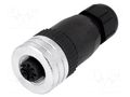 Connector: M12; plug; PIN: 4; female; Micro-Change; straight; IP67 MOLEX MX-1200710035
