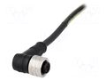 Connector: M12; plug; female; Micro-Change; PIN: 4; angled 90°; 4A MOLEX MX-1200651787