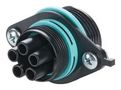CIRCULAR CONNECTOR, RCPT, 5POS, PANEL THB.387.D5A