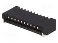 Connector: FFC/FPC; SMT; 50V; 0.5A; PIN: 10; 1mm; horizontal; Non-ZIF JST 10FMN-SMT-A-TF