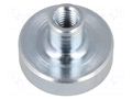 Magnet: permanent; neodymium; 95N; Ø: 16mm; H: 11.5mm; steel ELESA+GANTER GN50.2-ND-16-M4