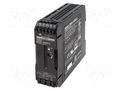Power supply: switching; for DIN rail; 60W; 12VDC; 4.5A; 85÷264VAC OMRON S8VK-G06012