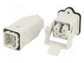 Connector: HDC; male + female; S-A; PIN: 5; 4+PE; size 3A; straight MOLEX MX-93603-0028