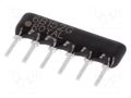 Resistor network: Y; THT; ±2%; 1.5kΩ; No.of resistors: 3; -55÷125°C ROYALOHM DR1K5-3/6