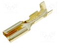 Terminal: flat; female; W: 2.8mm; gold-plated; 0.5÷1mm2 4CARMEDIA KON-F-28