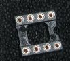 Lizdas mikroschemai DIP8 precizinis RoHS IC/08G-F
