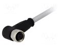 Connector: M8; female; PIN: 3; angled 90°; with lead; plug; 0.5m; PVC HARTING 21348300380005